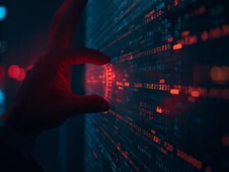 A cinematic photo capturing the concept of two-factor authentication as an extra layer of security, complementing a password. The image features dramatic cinematic lighting, a shallow depth of field that blurs the background and emphasizes the subject, a rich, filmic tone, and a dynamic composition with a vibrant color grade.