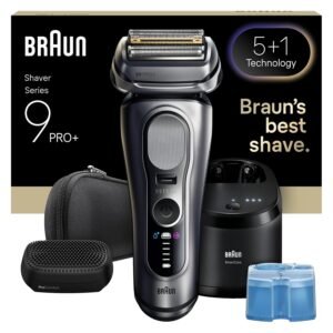 Made in Germany - built to last for years: Series 9 PRO+ electric razor for men is made from high-quality materials with the highest attention to detail and tested to be long-lasting