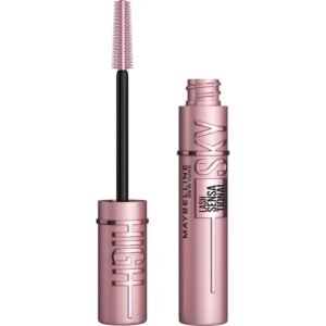 Maybelline Lash Sensational Sky High Washable Mascara Makeup, Volumizing, Lengthening, Defining, Curling, Multiplying, Buildable Formula, Very Black